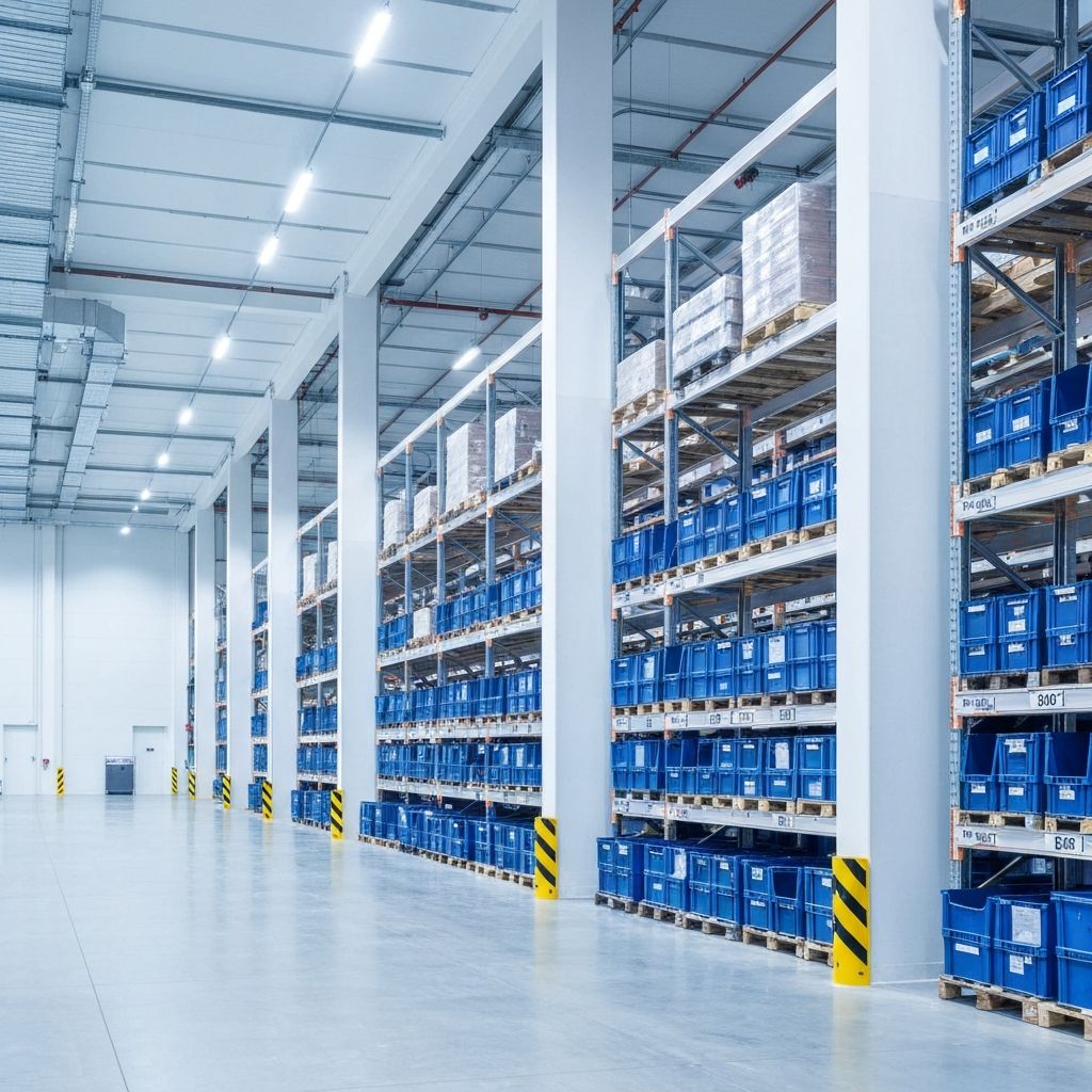 Depósito de mercadorias profissional